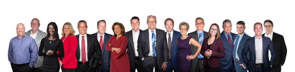 Group photo of the CWA financial advisors